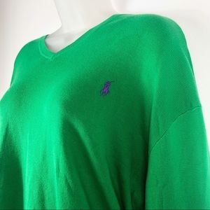 Polo Ralph Lauren women’s 2x green sweater